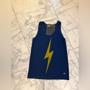 Men’s Aviator Nation bolt tank / S